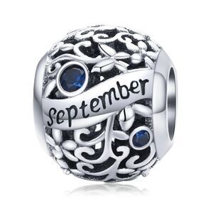 925 Silver September Birthstone Charm